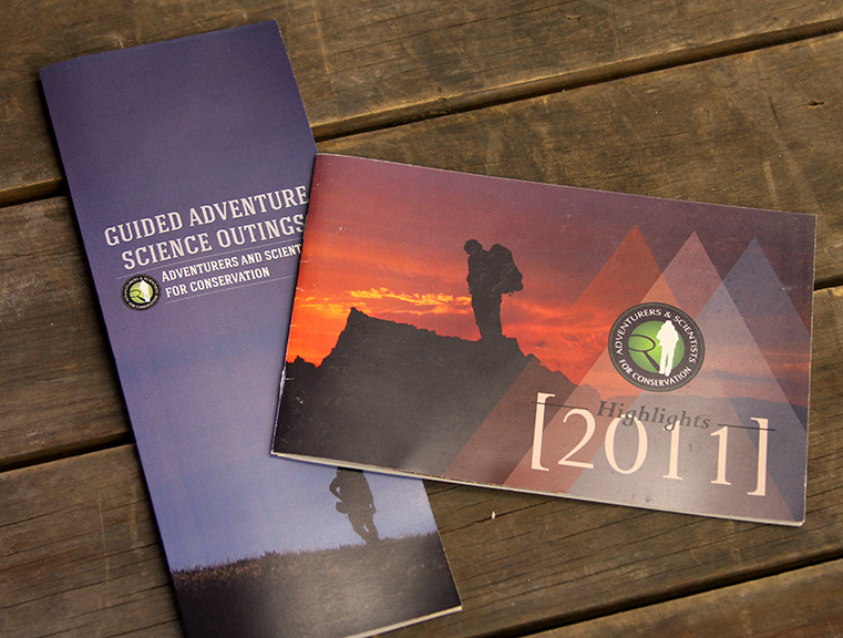 publication design Booklet Outdoor adventure non-profit Research/Report