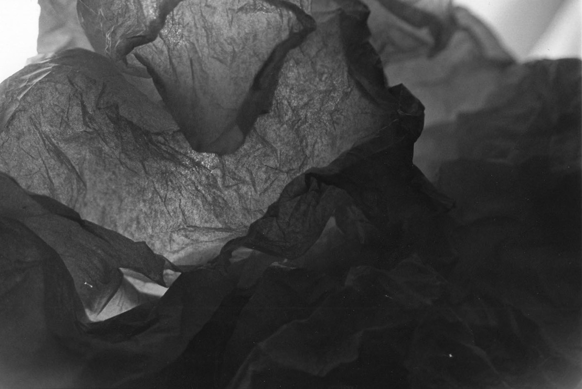 abstract paper fabric cloth tissue Portriat hair black and white hands