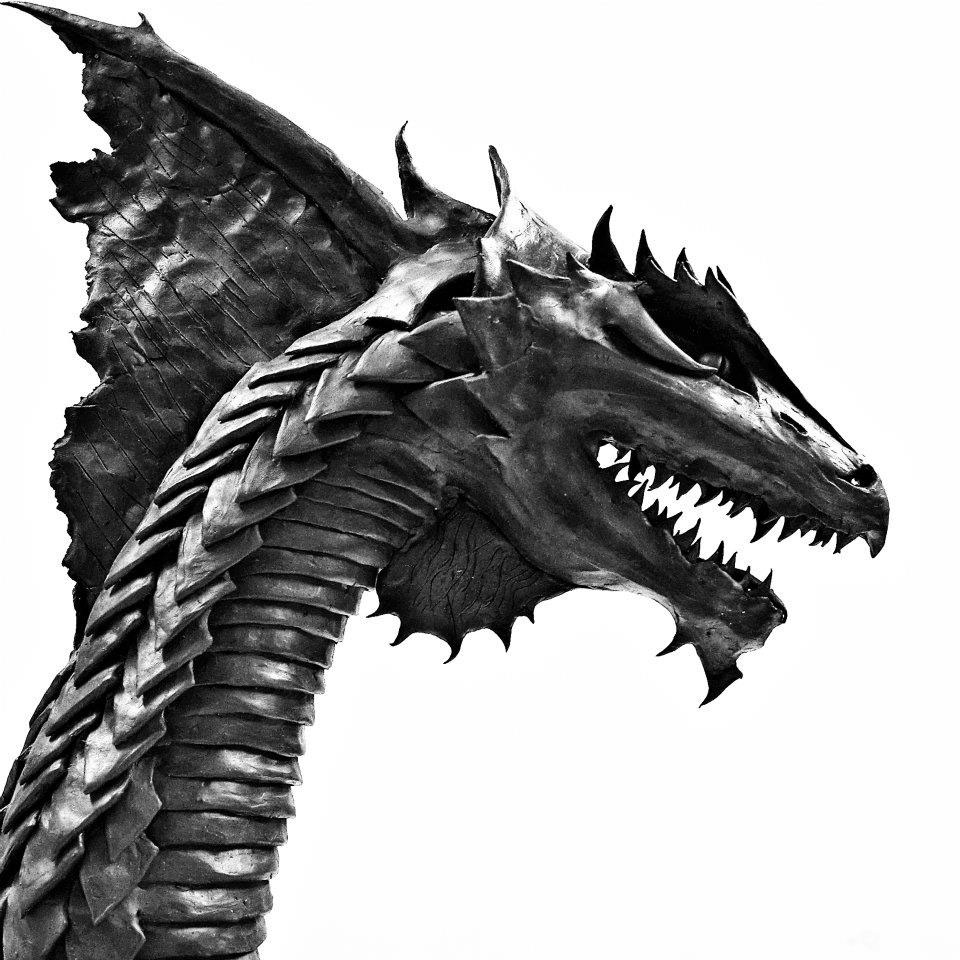 sculpture plastelina dragon