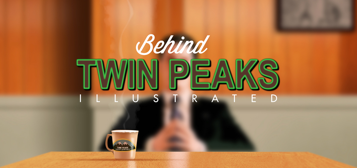 twin peaks Twin Peaks Illustrated David Lynch  Illustration alternative tv show Serie Mark Frost dale cooper agent special Bob