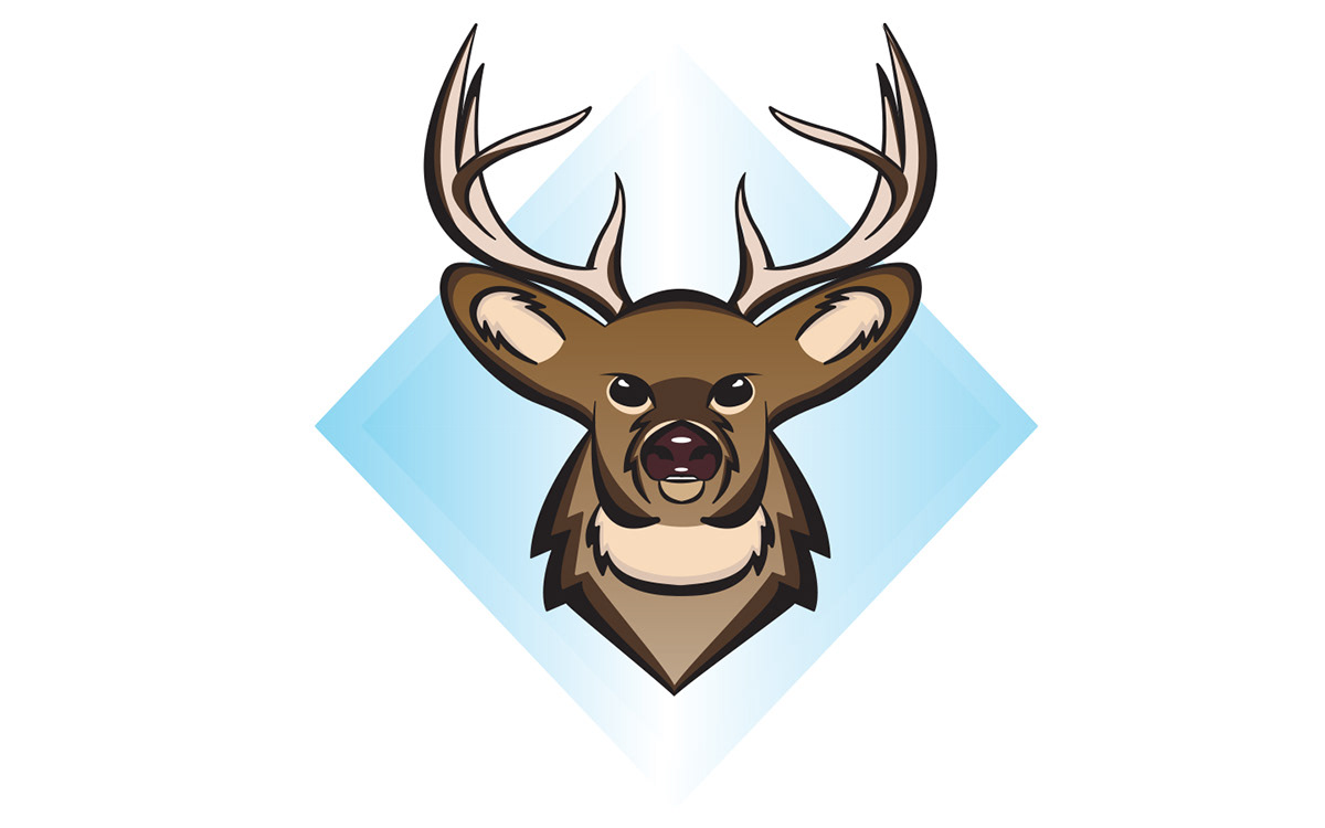 Mascot deer graphic design graphicdesign