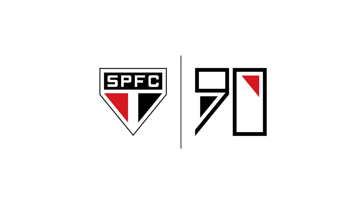 brand design football futebol graphic design  ID Visual identity São Paulo FC soccer type design