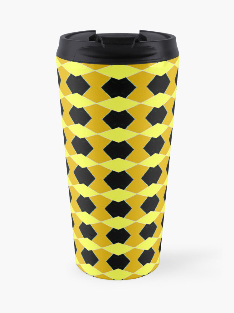 moutarde yellow noir fluorescent seventies 70's pattern print geometric dessin numérique 