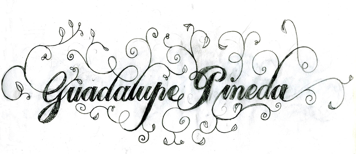 Guadelupe Pineda ablum cover design ablum art mexico cd lettering Script font Singer Alfalfa Studio Rafael Esquer jlckcreative joshua lue chee kon