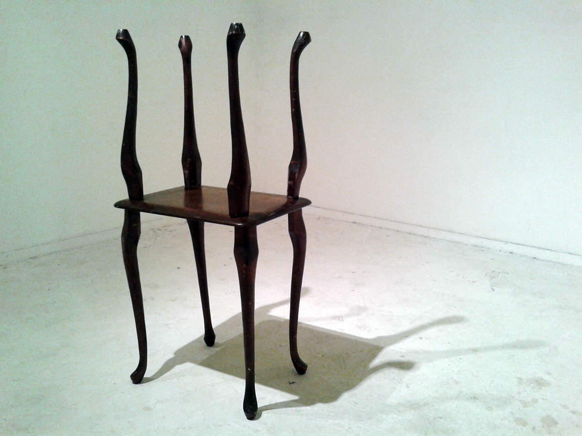table surreal object double surrealism Dada sculpture dysfunctional Belmer duchamp