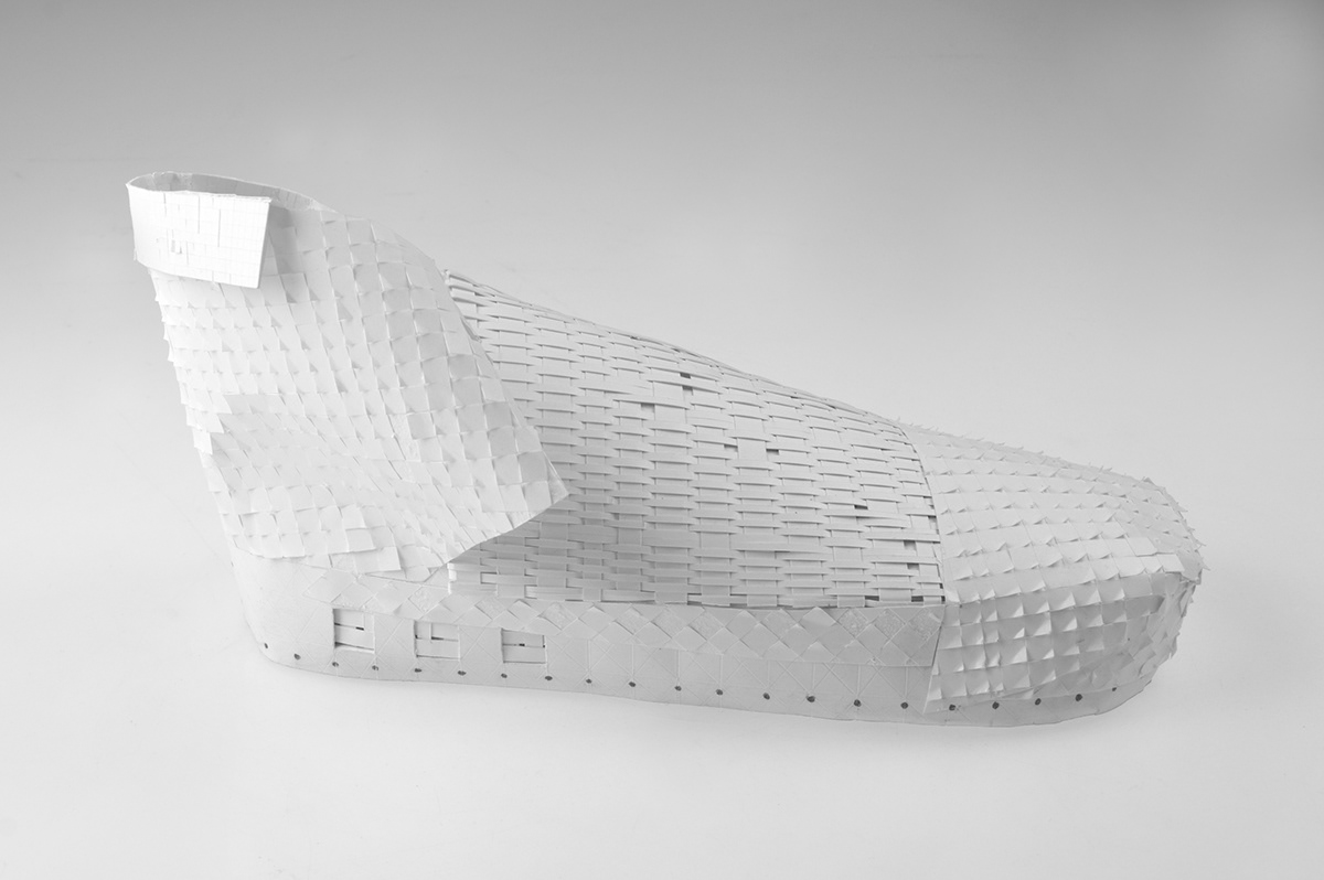 Bristol Paper sneakers shoe sketch prototype sample paper studies experiments Style paper