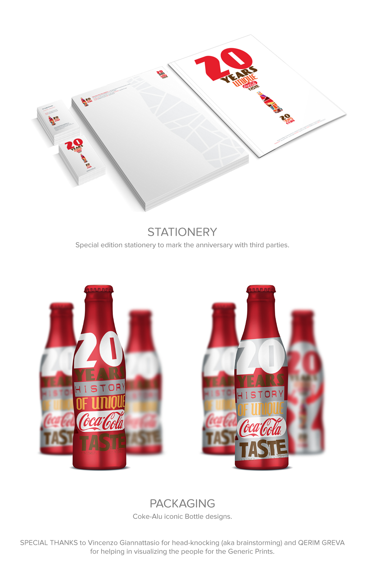 CCBS anniversary concept creative Albania Coca-Cola