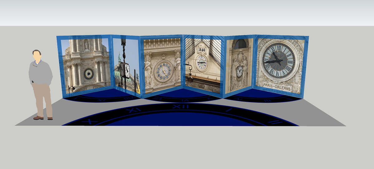 French times Paris france temps montre watch Exhibition  Hong Kong blue logo book horloge horological exposition