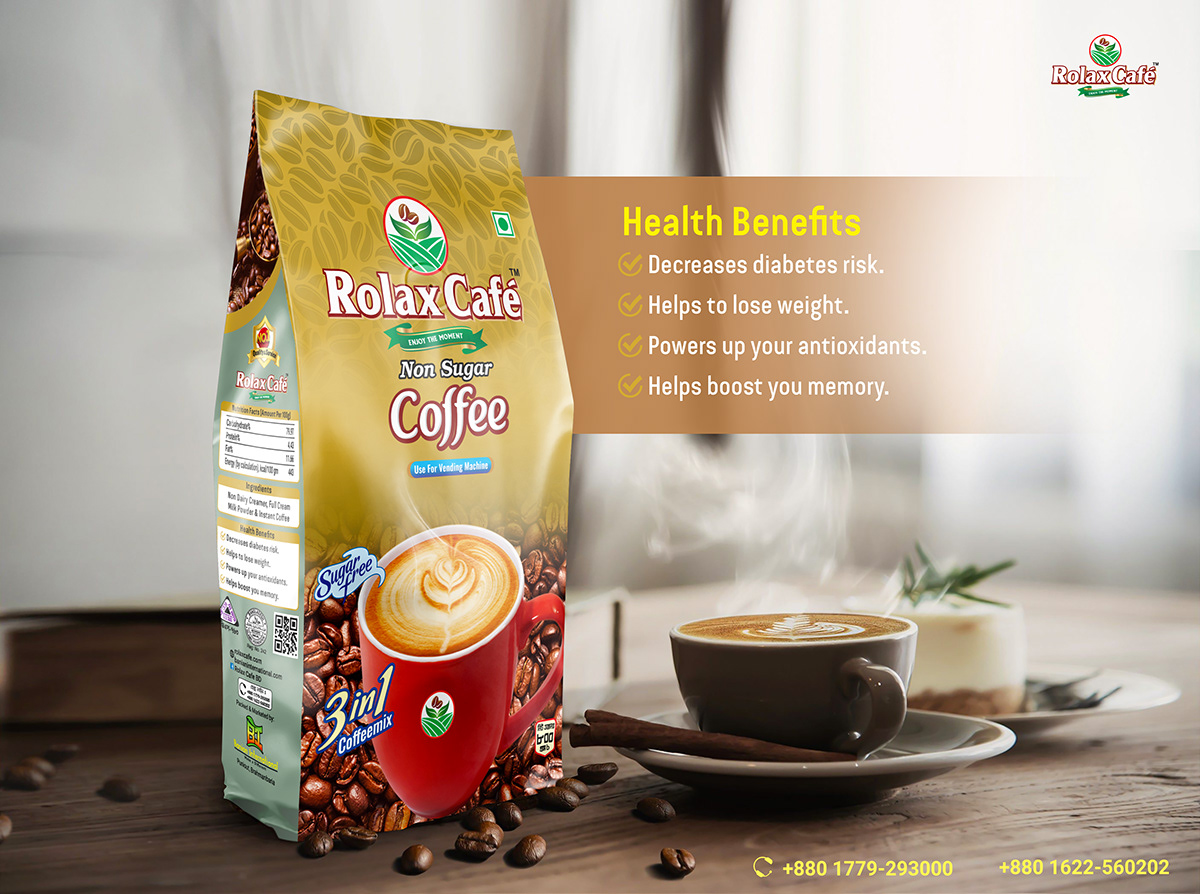 coffee foil packet coffee mix packet design Coffee Packet designer kalim mkalimbd packaging designer packet designer rolax cafe coffee