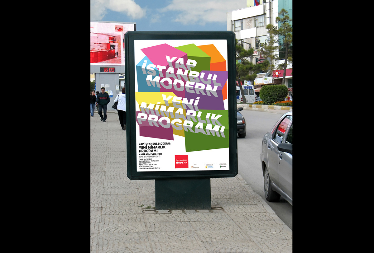 istanbul modern istanbul modern poster Poster Design