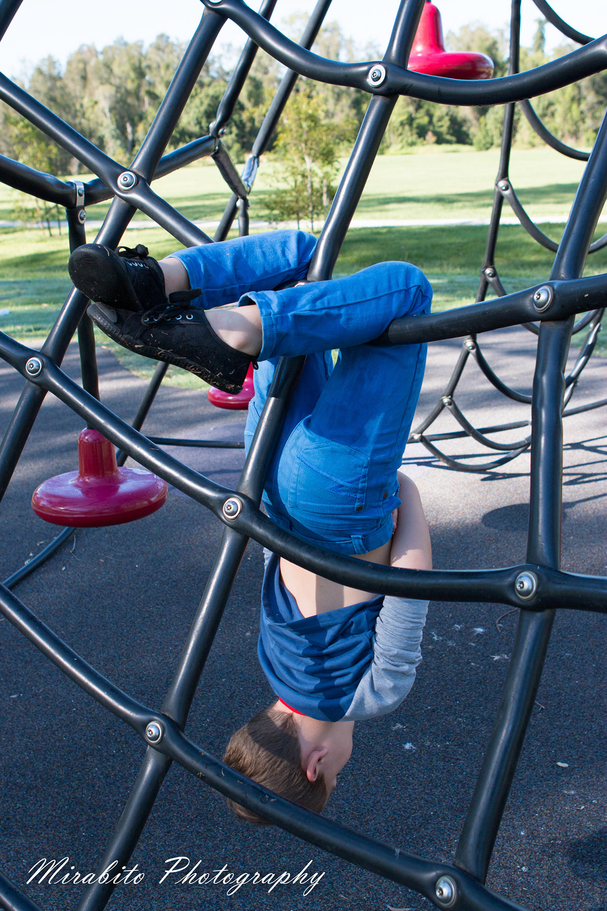 Mt Warren Park oval children family Playground