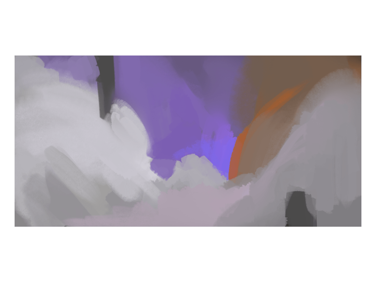 abstract color digital painting  