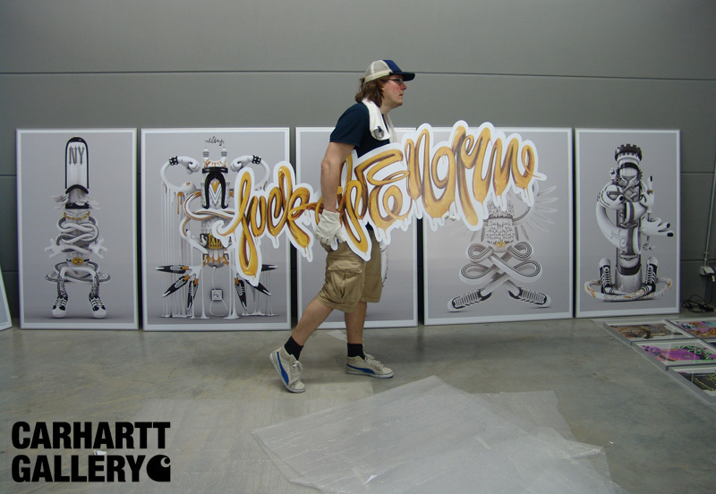 portrait  character  figure  sculpting  Graffiti  Carharrt Gallery Exhibition 