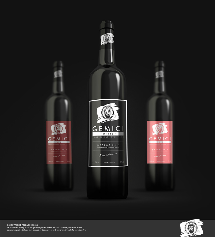 winebottle Labeldesign
