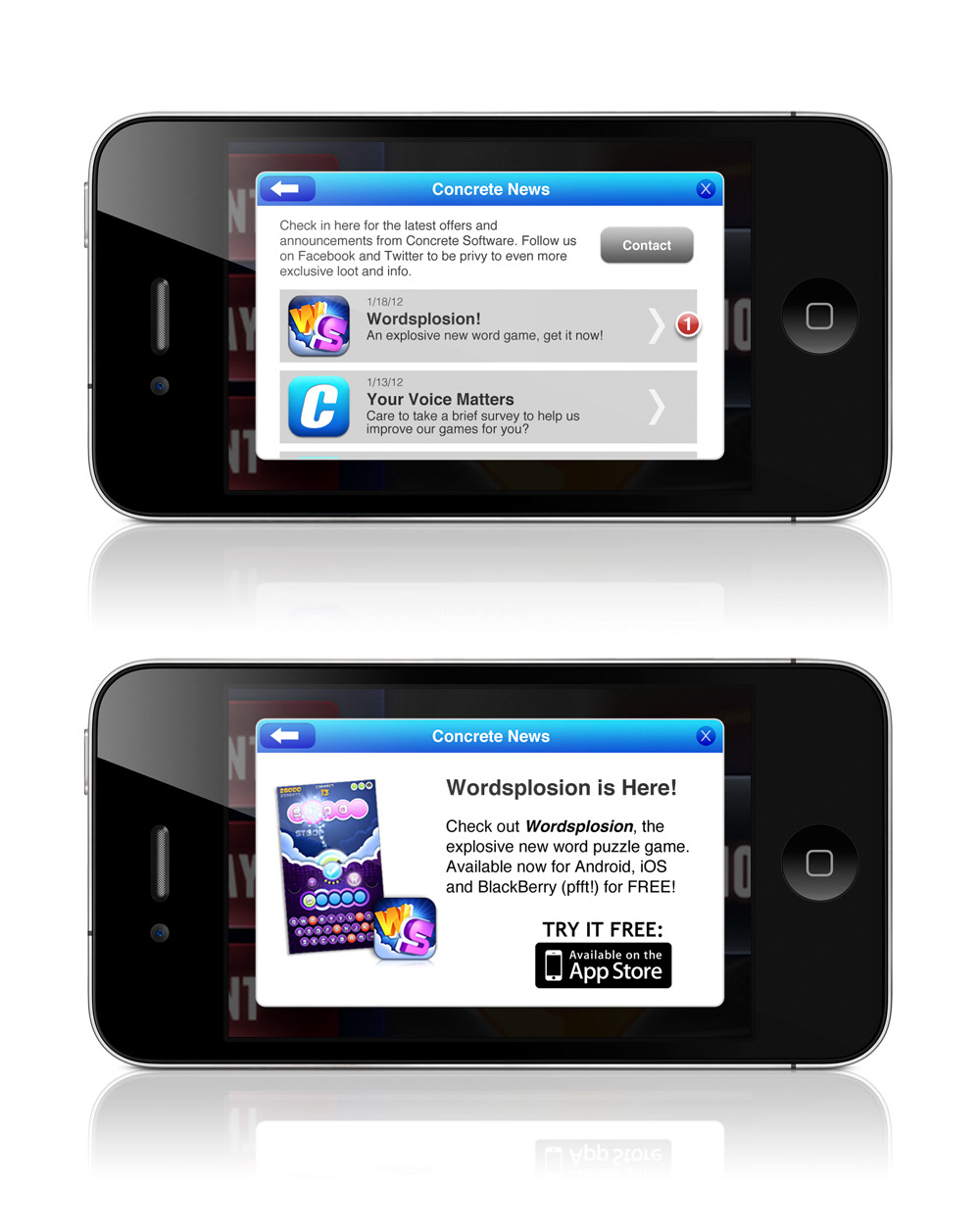 concrete software  branding  brand update  Styleguide  splash video  Concrete  iOS  iphone  ipad  android