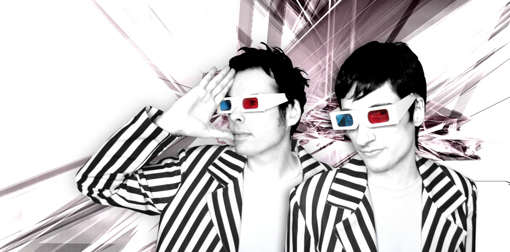 music electronic pop band stripes 3D Promotion marketing   duo Album