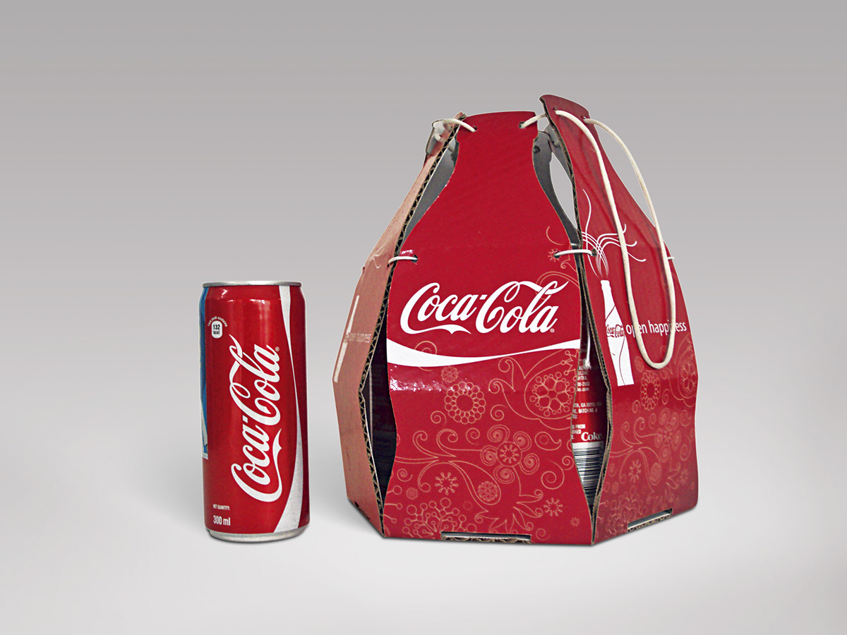Coca Cola  gift pack  creative packaging
