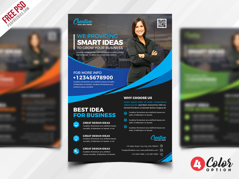 free psd psd free freebie download flyer psd template corporate flyer Promotion Multipurpose