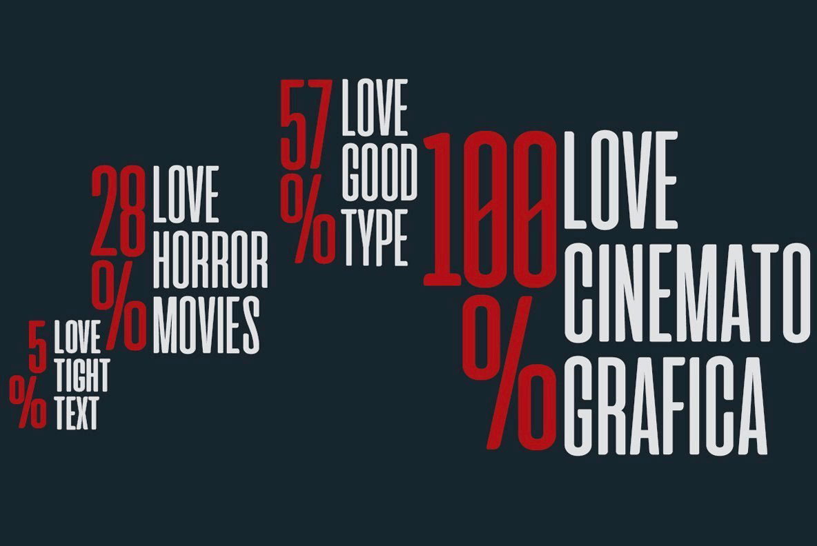 alternate art cinematographic clean condensed fonts movie Movie type type Typeface
