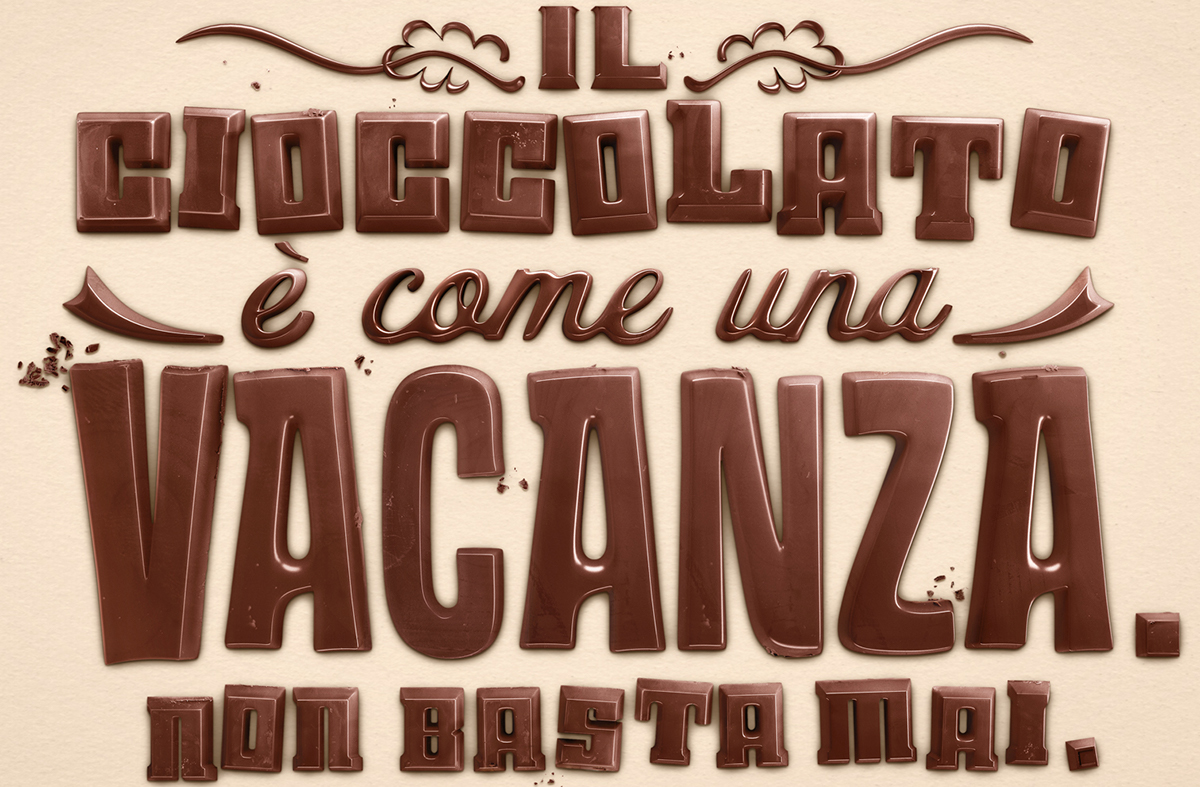 chocolate  FOOD  Illustration  text vacanza Autogrill