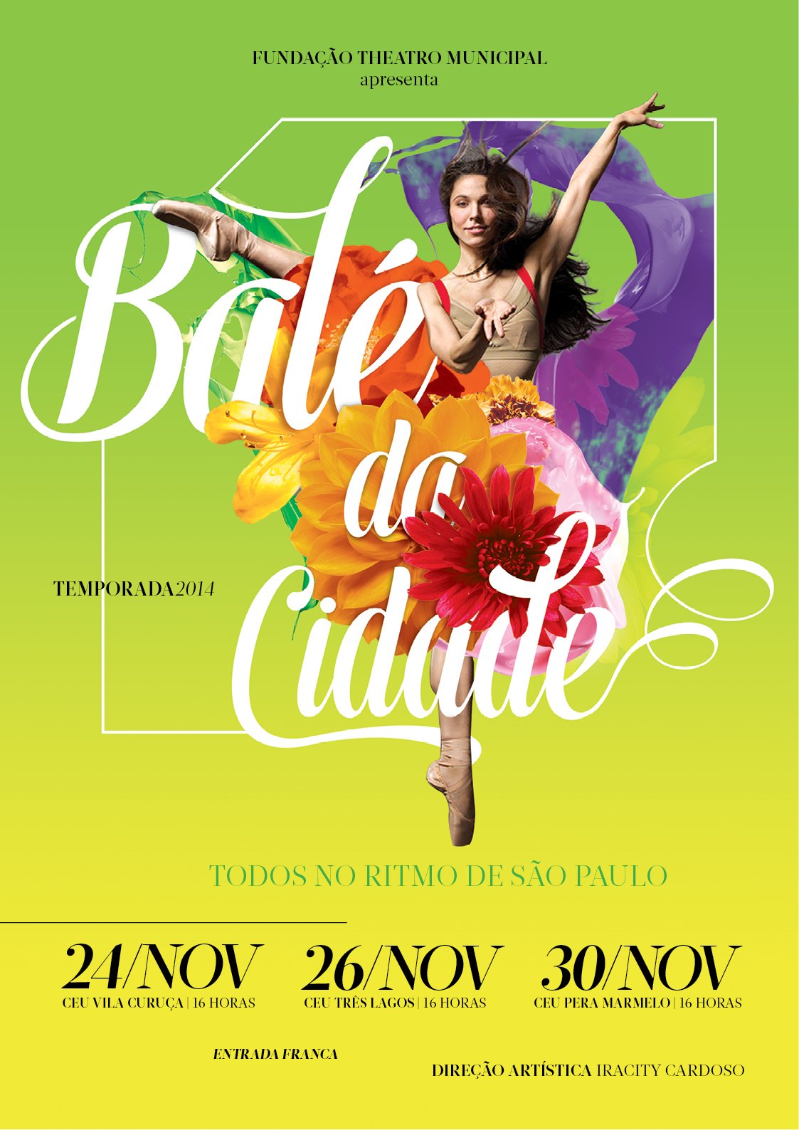bale cidade ballet poster editorial