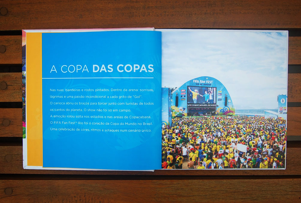 book design brochure FIFA fifa fan fest world cup Rio de Janeiro