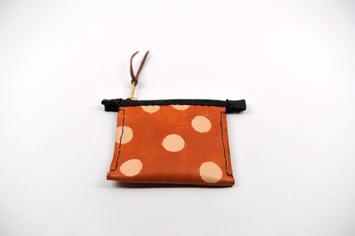 coin coin purse DIY dye handmade leather pouch tan tandyleather vegetable tanned Zipper softgoods bag