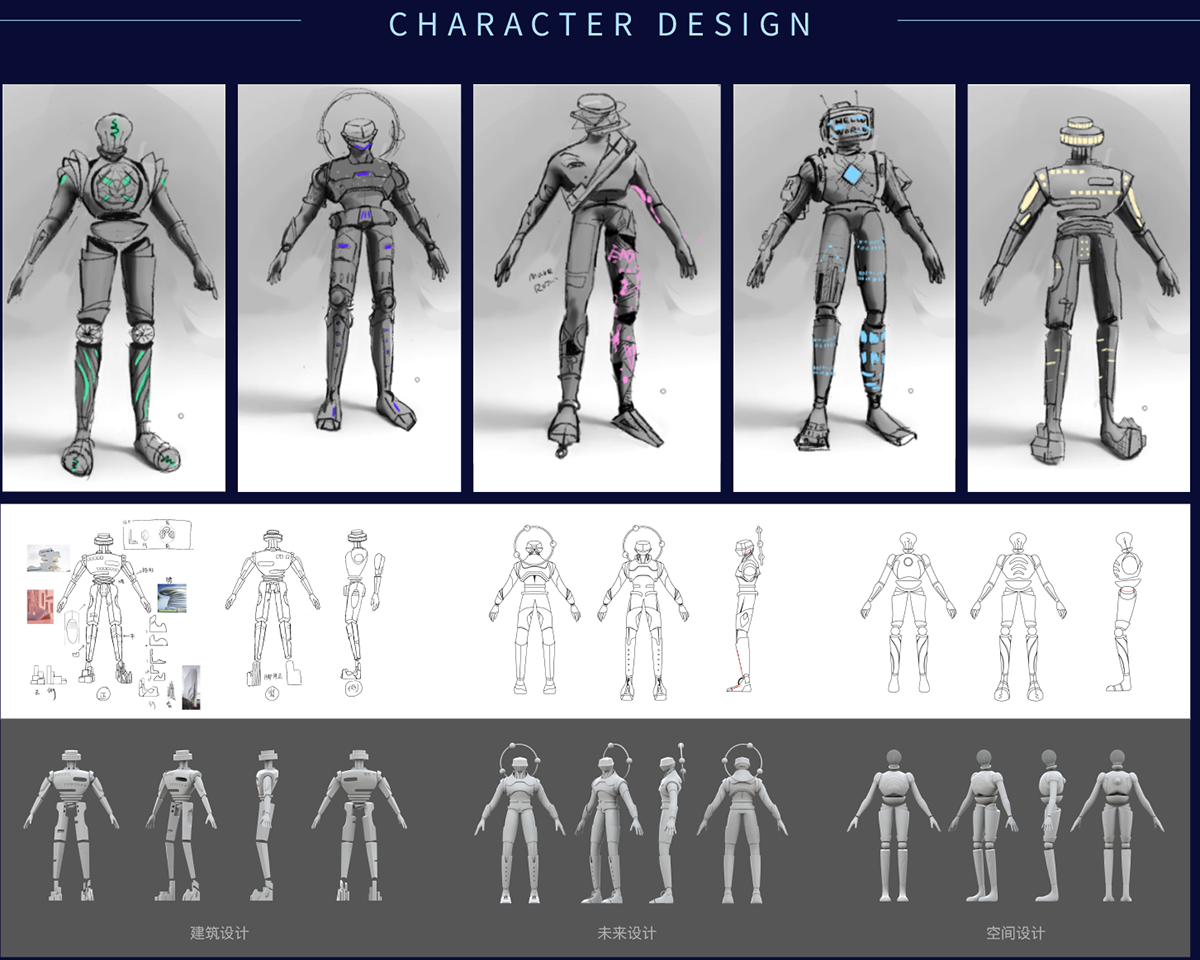 3D alibaba ALIBABA DESIGN WEEK amimation blender Character design  design Digital Art 