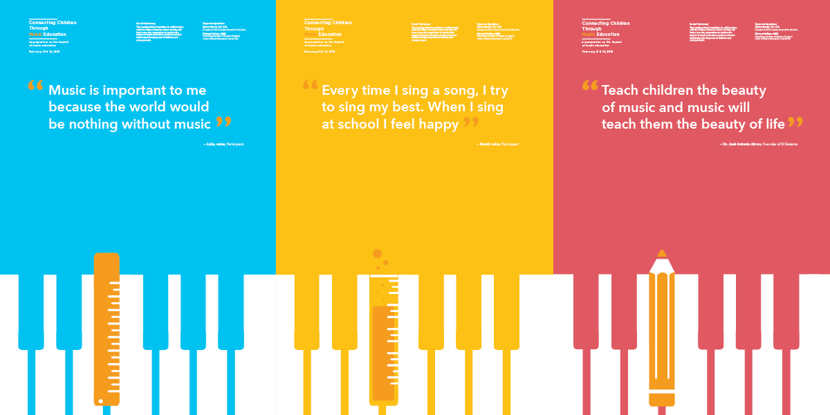 poster school music education Education posters Triptych symposium