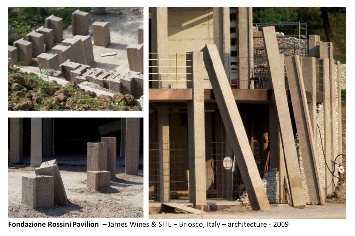 James Wines site Landscape Briosco Italy Sculpture Park