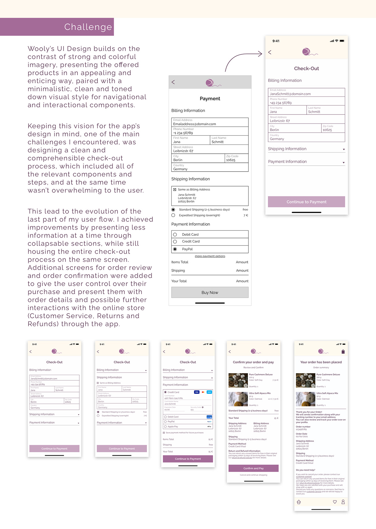 Case Study student project ui design UX design UI/UX Native App shopping app