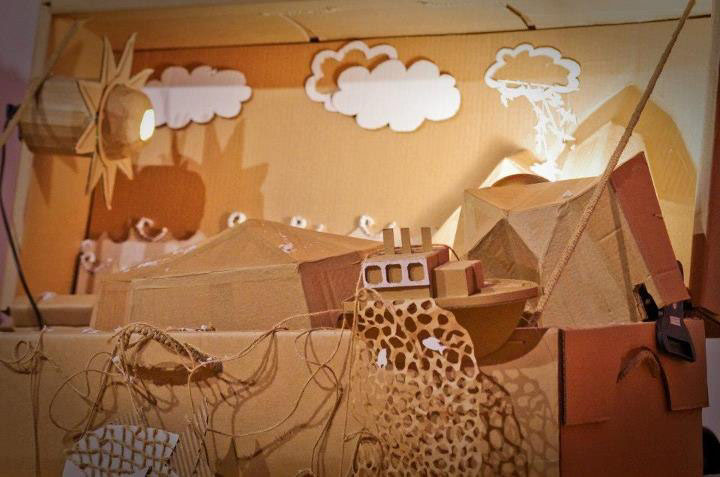 carboard art Performance play theater  decorations design inspiration costume