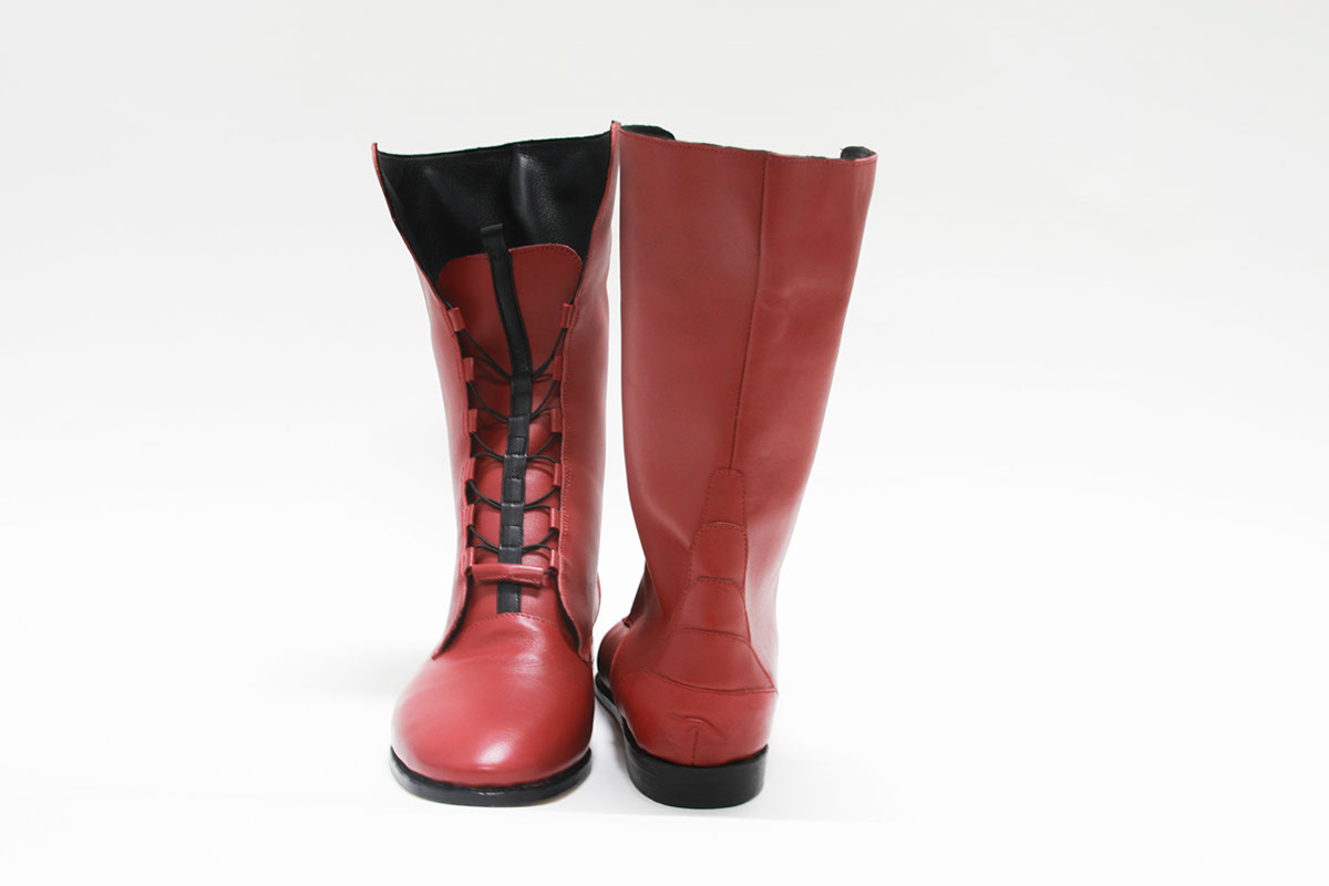 footwear shoes boots red bespoke handmade handmade shoes