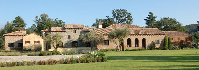 Los Angeles house Tuscan Villa design California