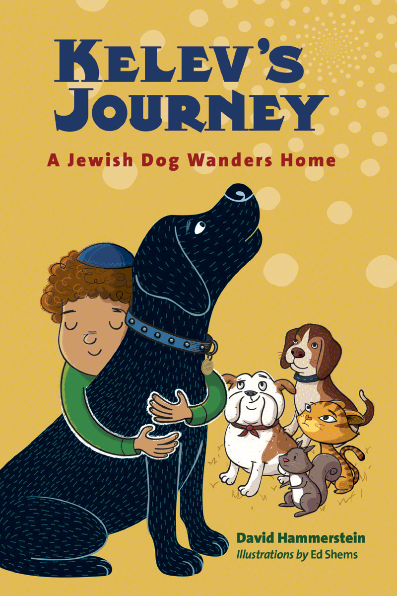 dog jewish kelev chapterbook black and white chapter book Black Lab