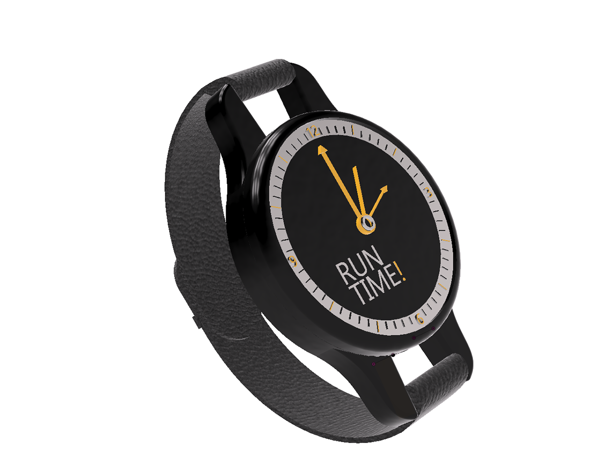 reloj deportivo fusion 360 Render