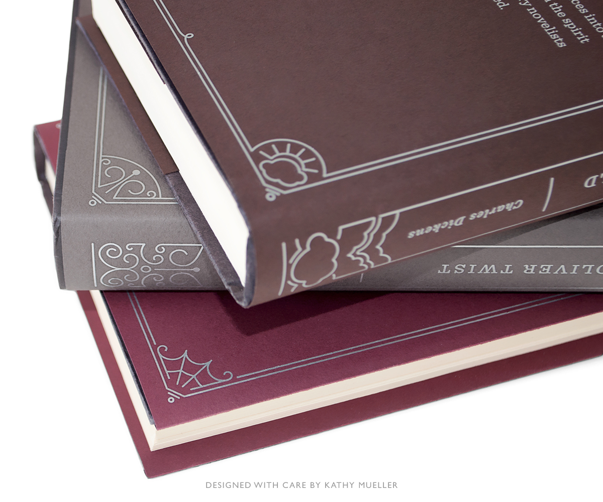 Adobe Portfolio book cover book design books charles dickens foil stamp