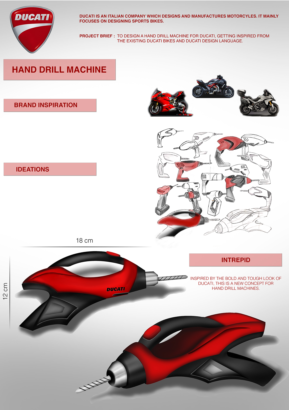 hand drill machine Ducati tool