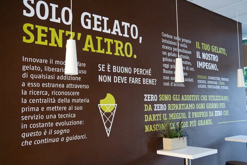 ciacco Gelato ice-cream gelateria Food  dessert ice cream shop Parma logo identity