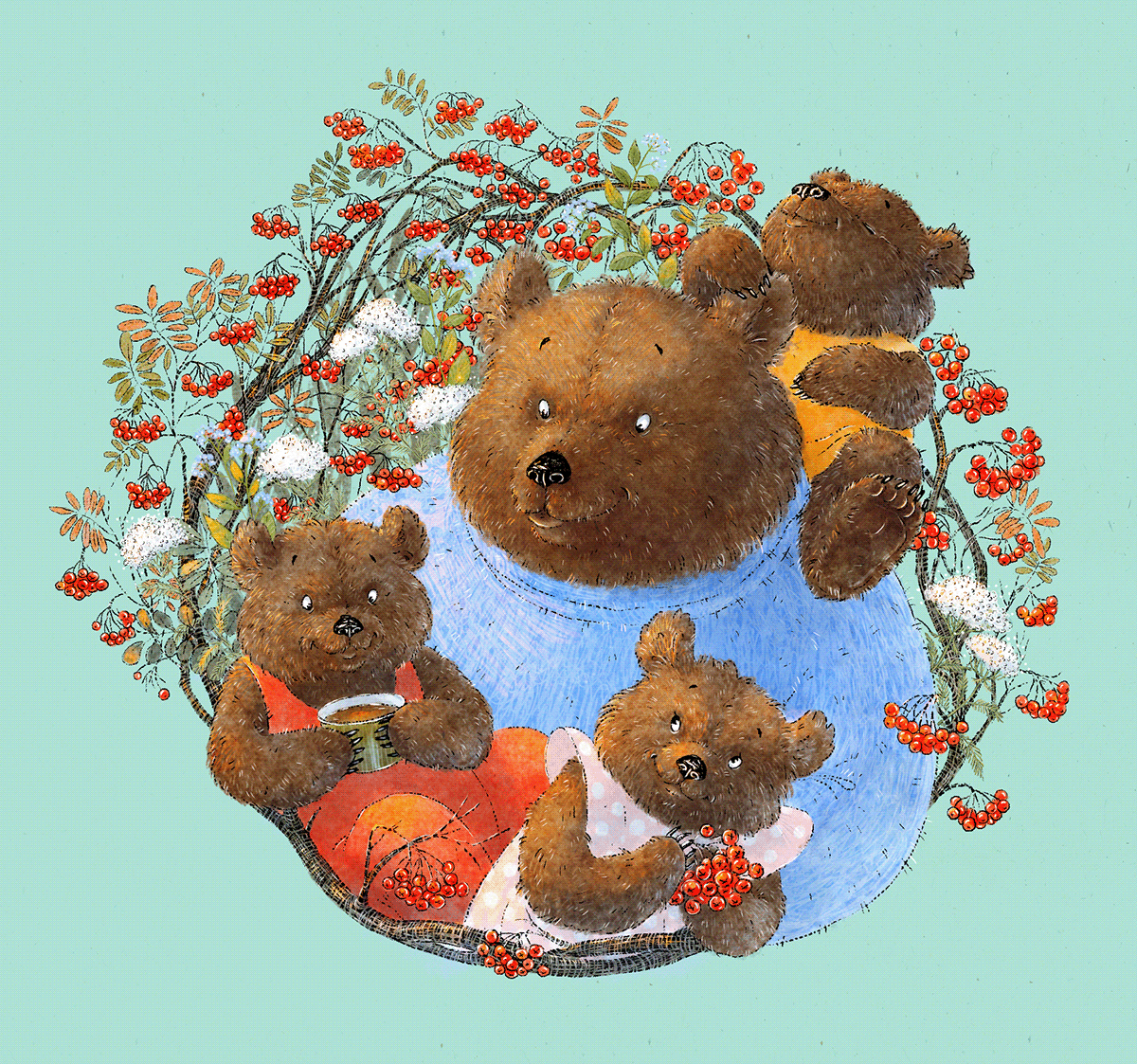children's book children illustration Picture book kids bear cute animal Nature ILLUSTRATION  bookillustration