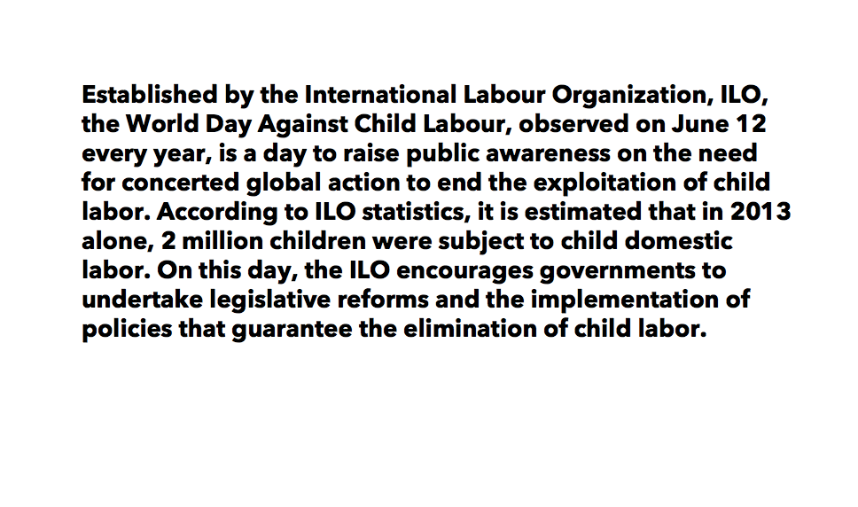 child Labour Activisim print ILLUSTRATION  effect Kailash Satyarthi domestic labour Government International labour organiization