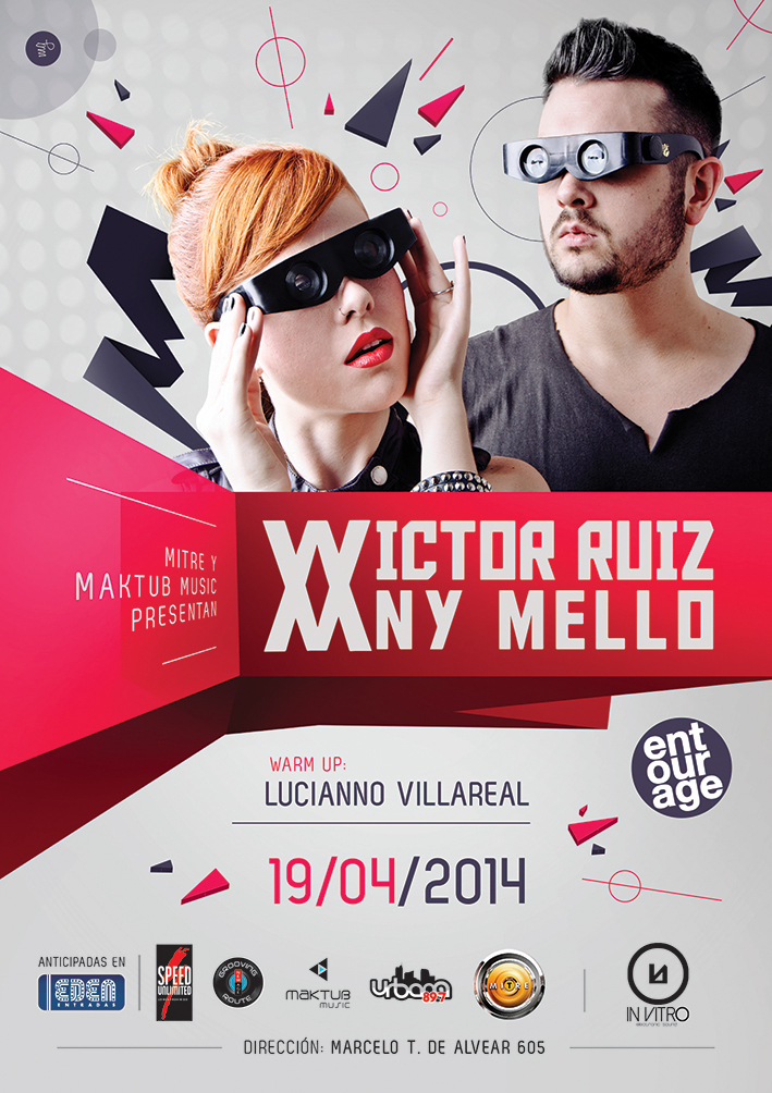 flyer hotsince Victor Ruiz electronic music