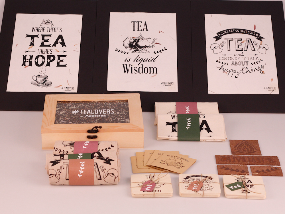 Tealovers tea brand addictea merchandising product