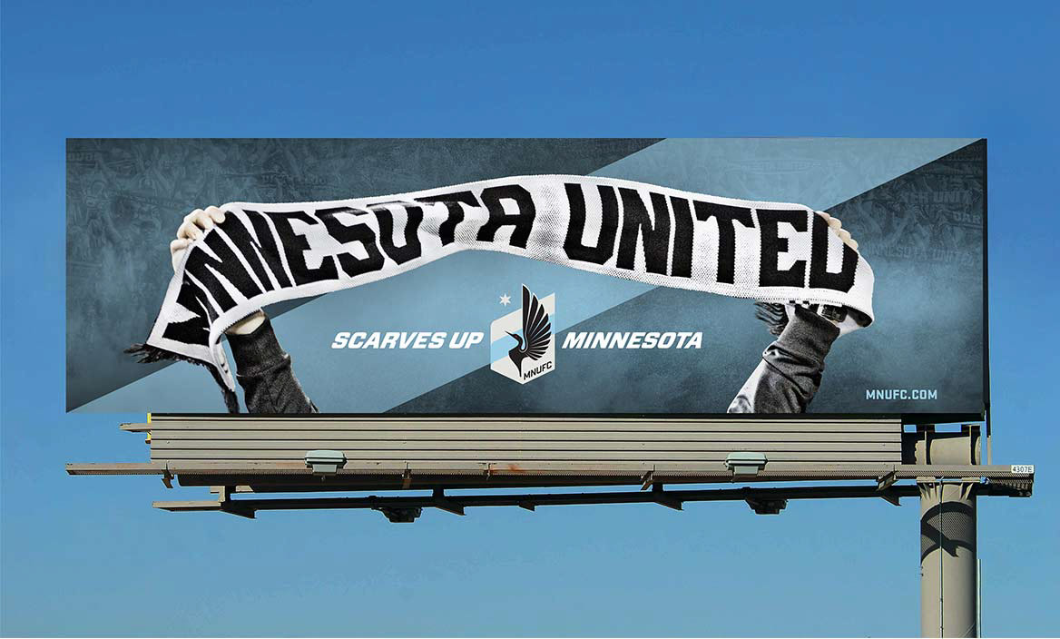 graphic design  art direction  Advertising  Minnesota United FC Major League Soccer minnesota Brand Design