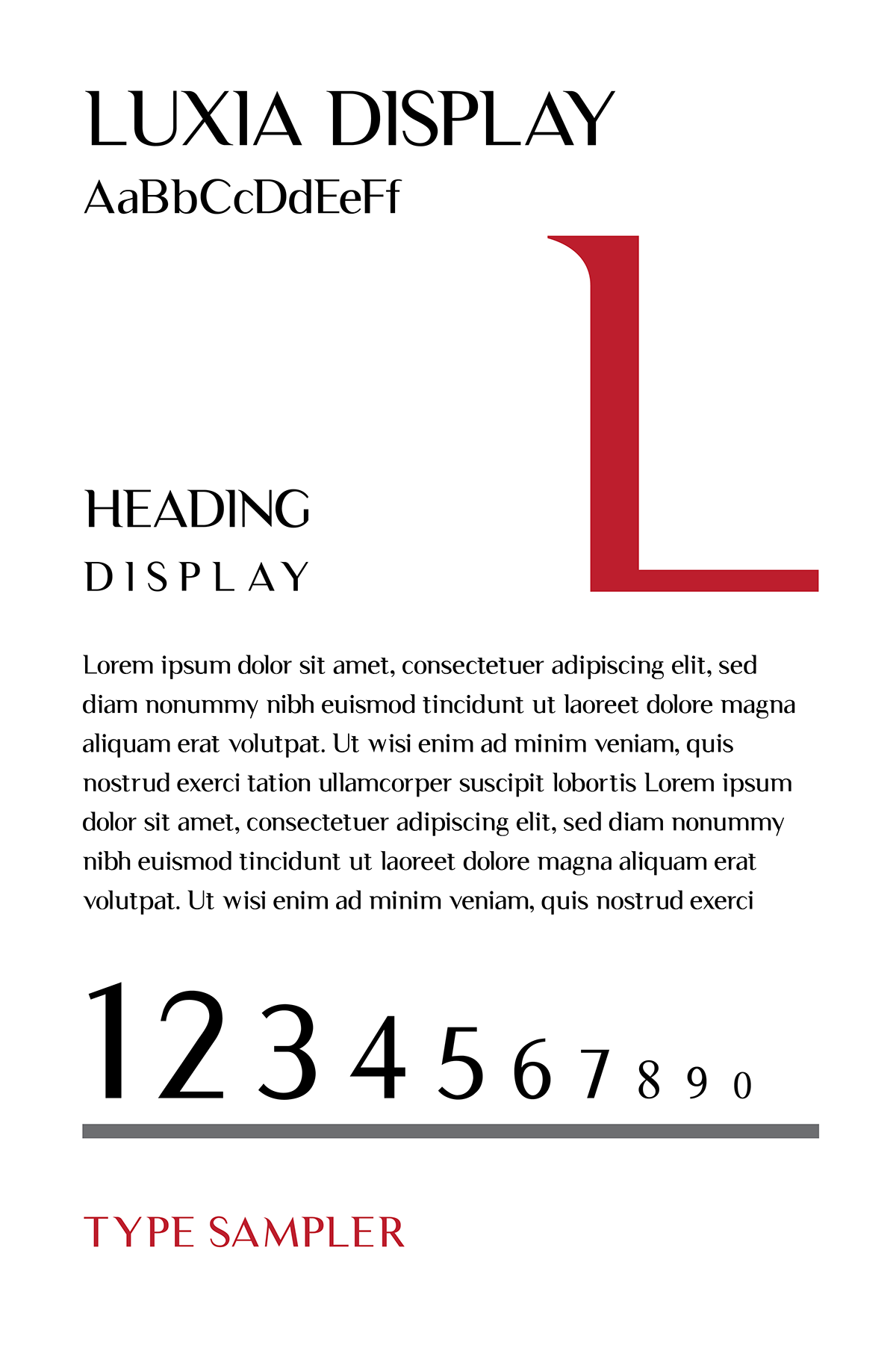 brand identity Display font lettering sans sans serif type design Typeface typesampler typography  