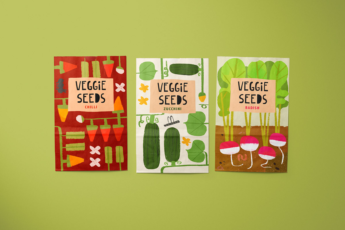 ILLUSTRATION  packaging design product Food  Packaging digital illustration Procreate
