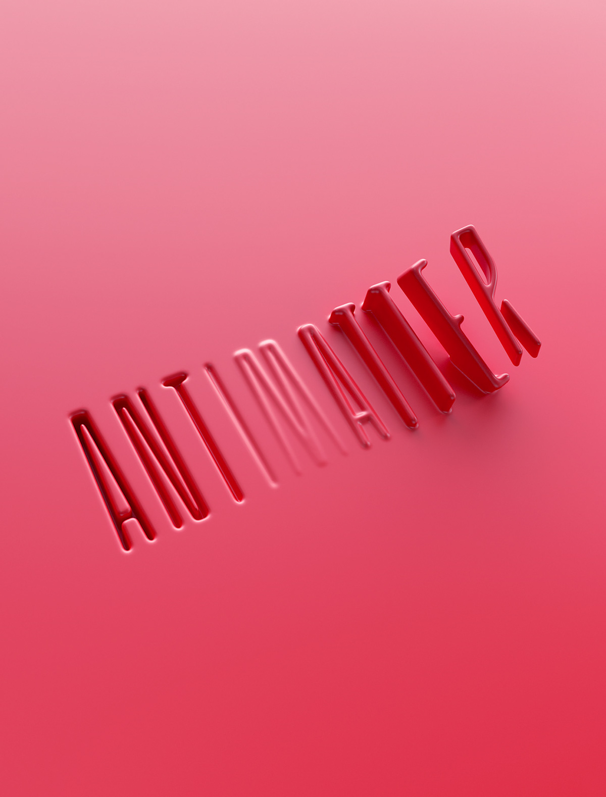 antimatter art c4d CGI cover font Render sawdust Scientist typography  