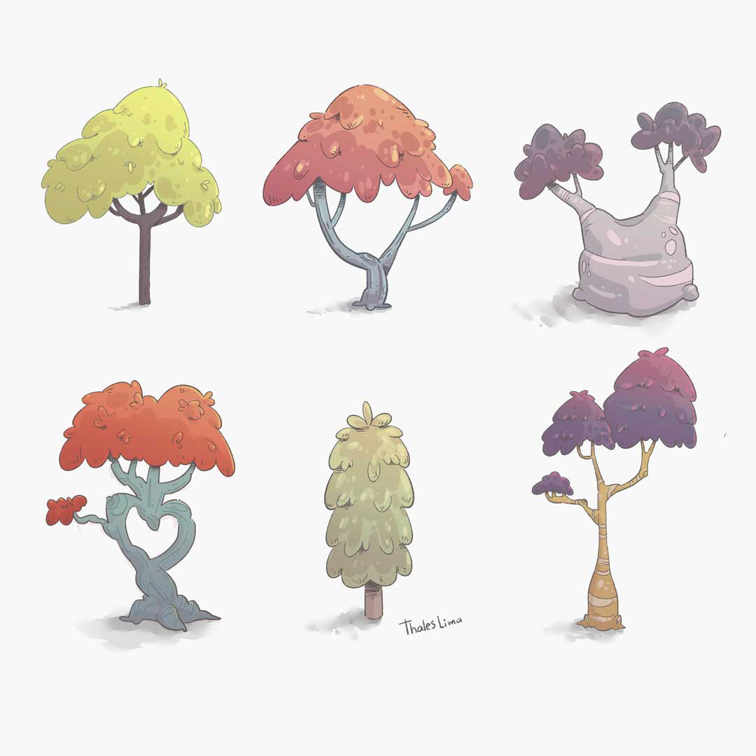Silhouette concept art Tree  Nature