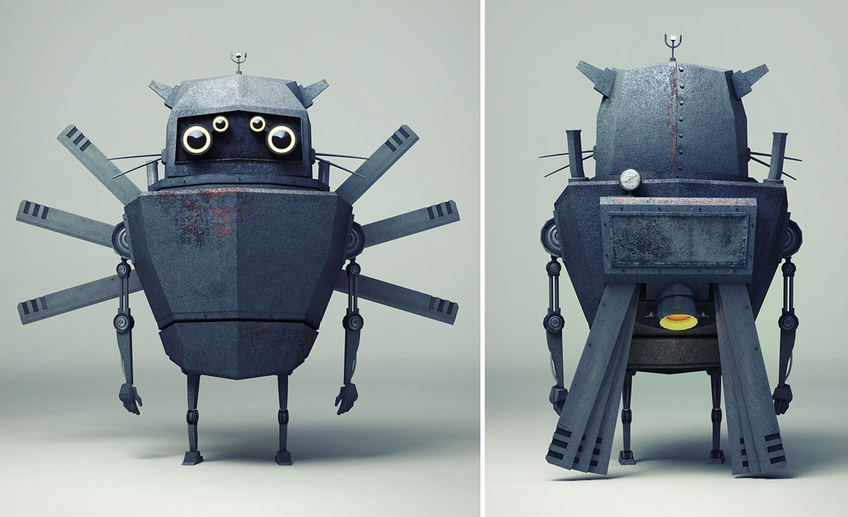 robot robot character low poly robot Low Poly low poly character lowpoly stylized
