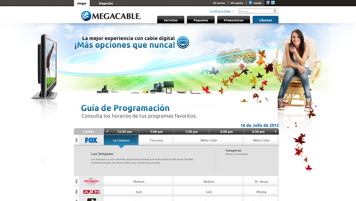 megacable  Mexico  kubik Guadalajara Web